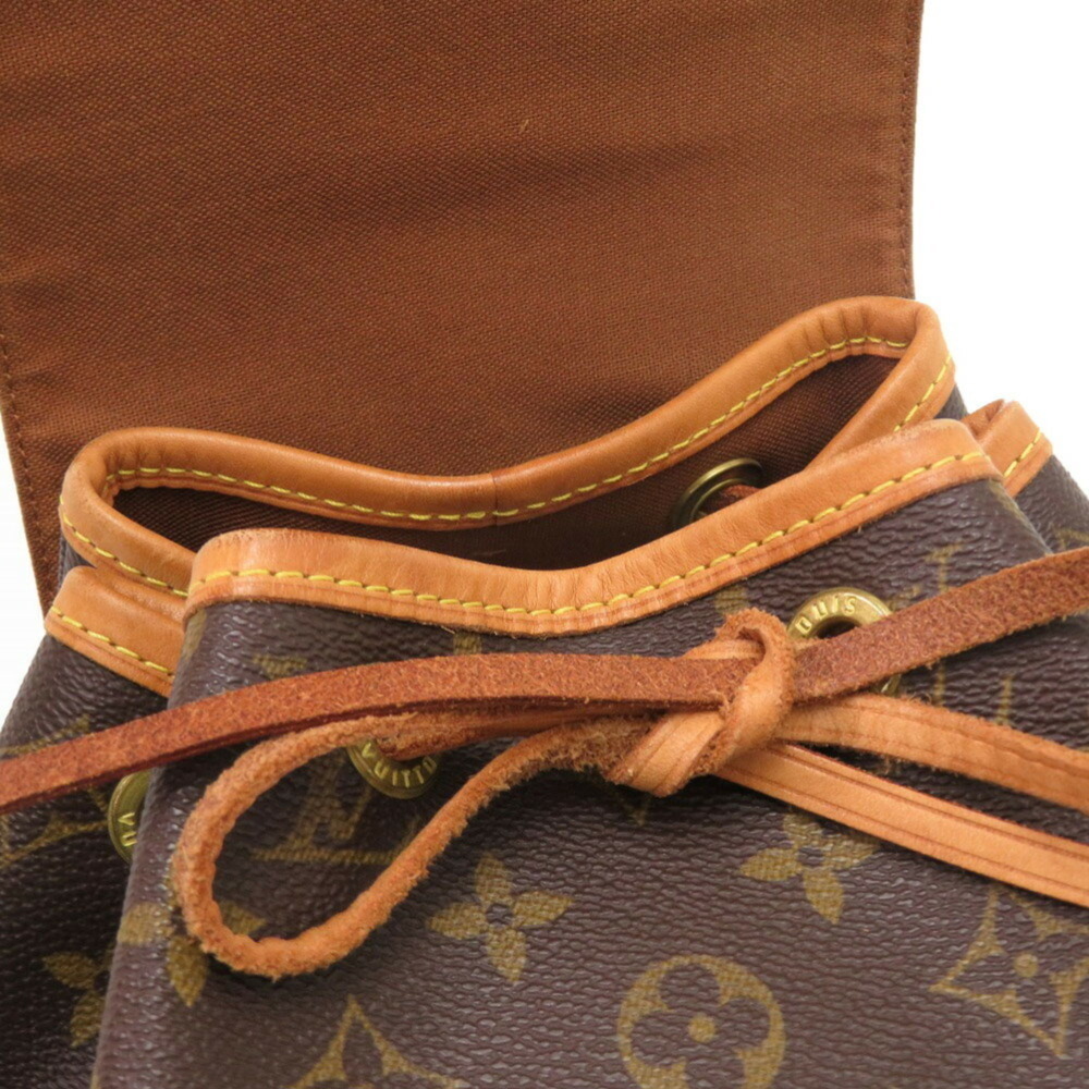 LOUIS VUITTON Authentic Brown Monogram Backpack - Picture 9 of 11